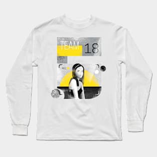 Team 18, concept fashion poster Long Sleeve T-Shirt